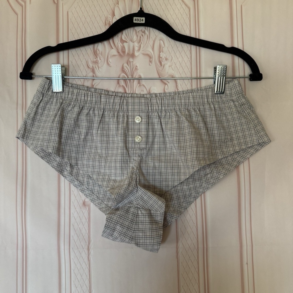 Skims Micro Poplin Lounge Shorts Women's Size XXS NWOT